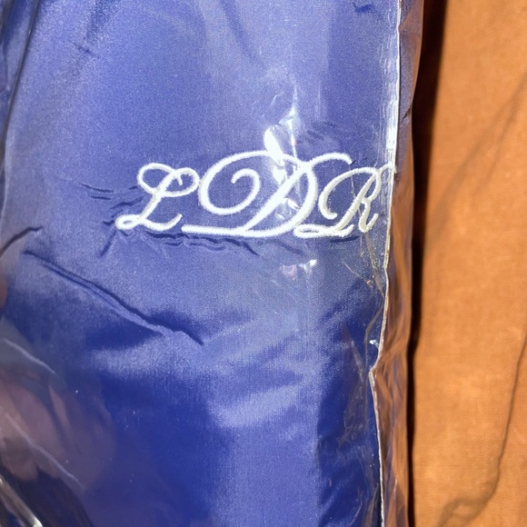 Lana Del Rey Official Monogram LDR Long Hooded Navy Jacket Small / Medium SM - Picture 8 of 11